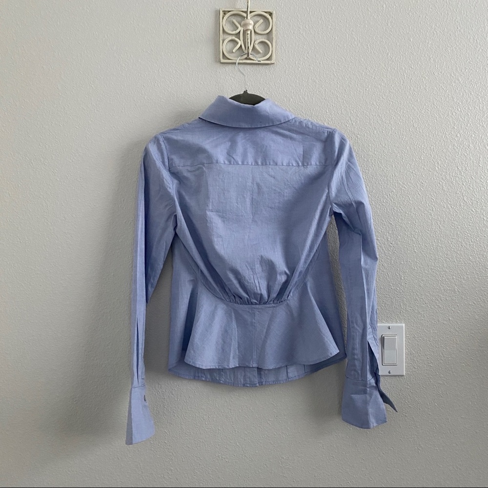 Button Down With Peplum Back - image 2